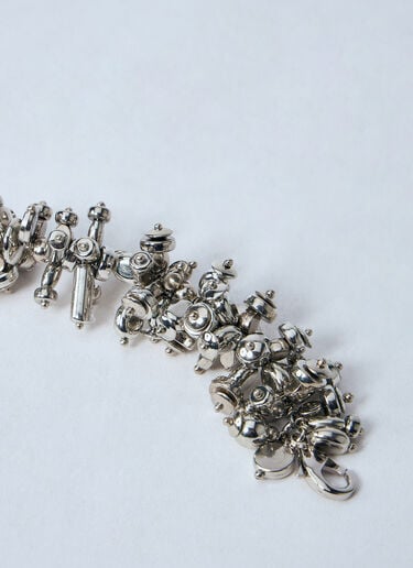 Embroidered Necklace Dries Van Noten Embroidered Necklace Silver dvn0260026