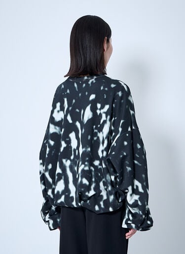 タイダイスウェットシャツ Dries Van Noten タイダイスウェットシャツ ブラック dvn0260030
