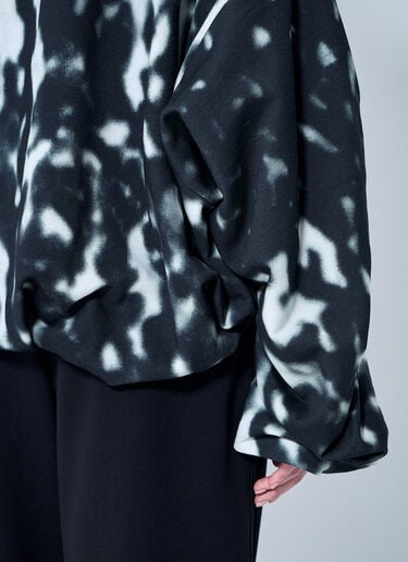 Dries Van Noten タイダイスウェットシャツ  ブラック dvn0260030
