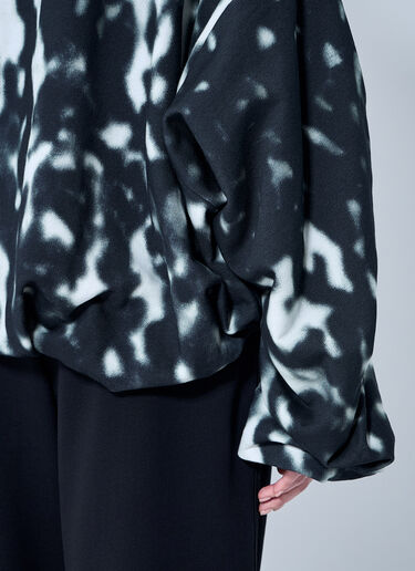 タイダイスウェットシャツ Dries Van Noten タイダイスウェットシャツ ブラック dvn0260030