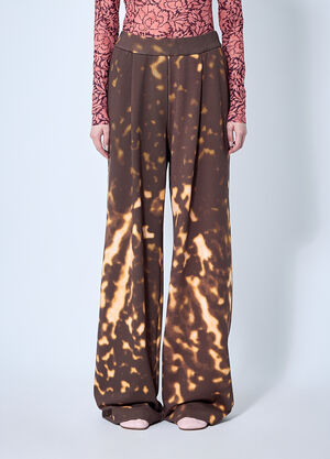 Dries Van Noten Tie-Dye Track Pants Brown dvn0260031