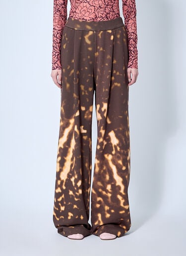 Dries Van Noten Tie-Dye Track Pants Brown dvn0260031