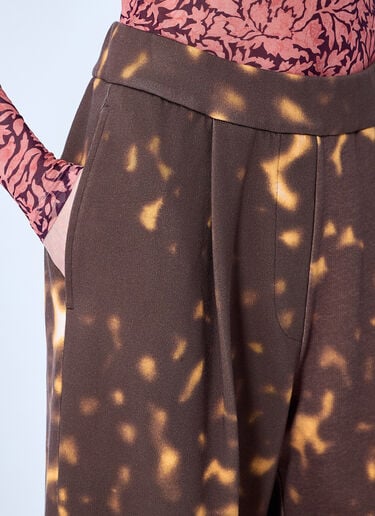 Dries Van Noten Tie-Dye Track Pants Brown dvn0260031