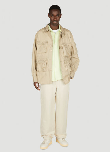 キャンプ ショートスリーブシャツ Engineered Garments キャンプ ショートスリーブシャツ イエロー egg0152001