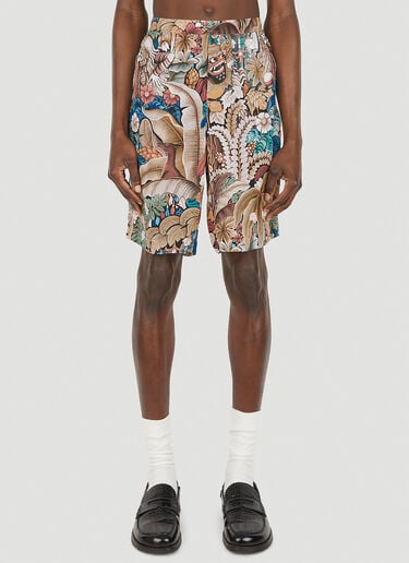 Abstract Motif Board Shorts Endless Joy Abstract Motif Board Shorts Brown enj0148003