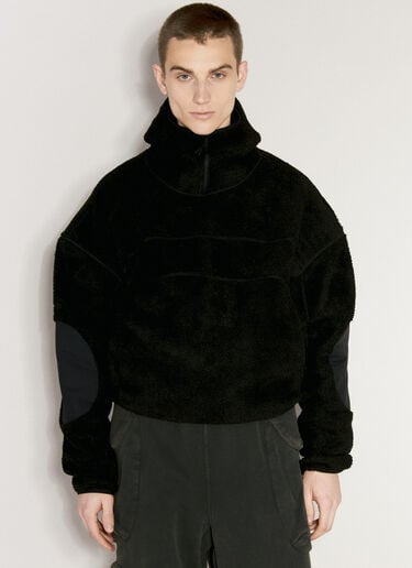 Entire Studios Fluffy Fleece V2 Hooded Sweatshirt Black ent0156008