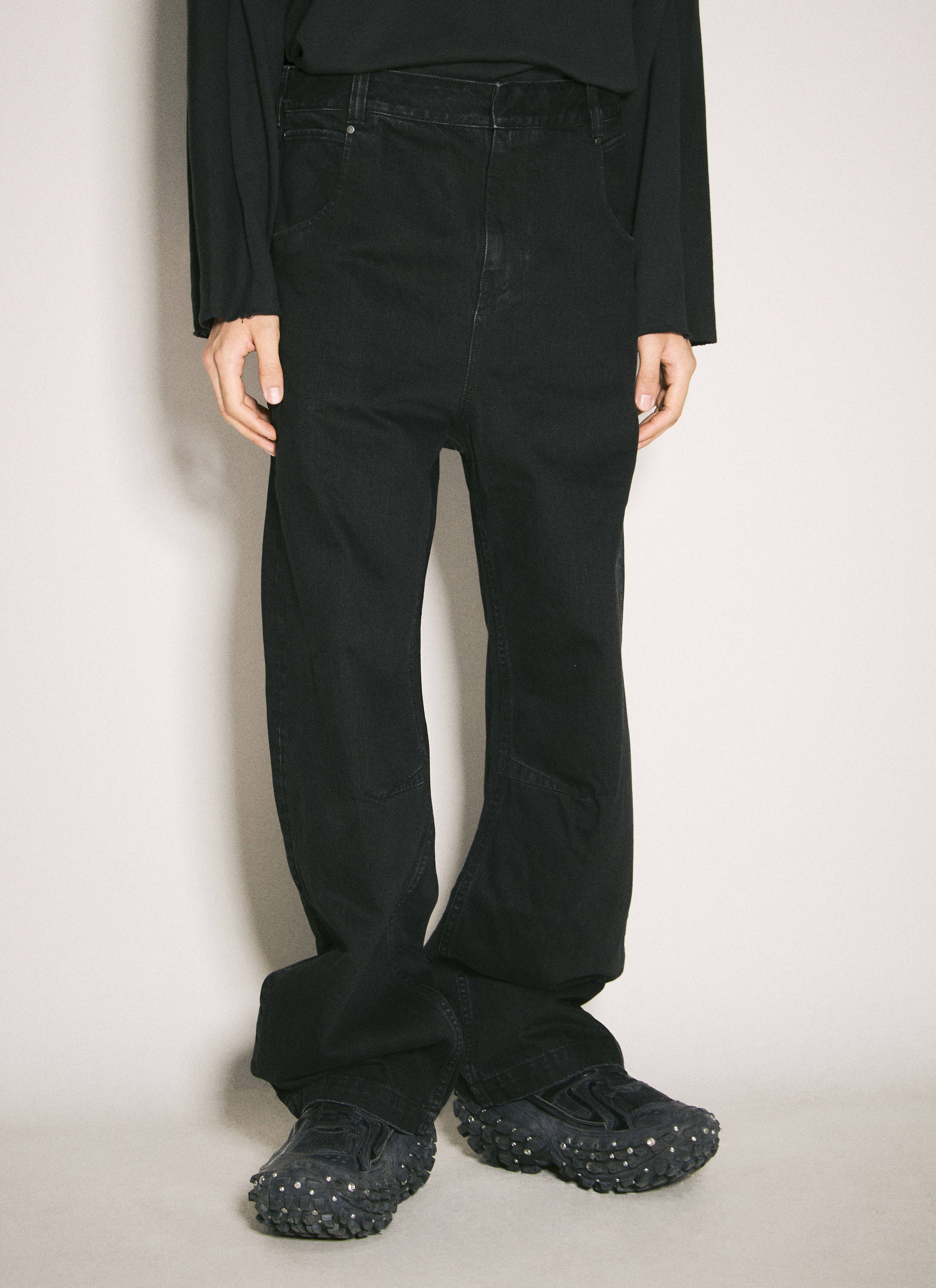 最終決算 in Jeans Gem Men's' Studios Entire Black LN-CC® | パンツ
