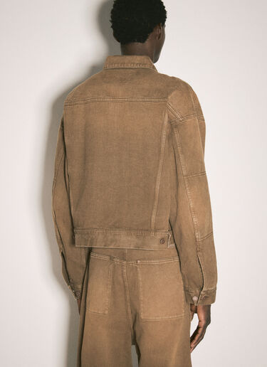 Gem Denim Jacket Entire Studios Gem Denim Jacket Brown ent0157003