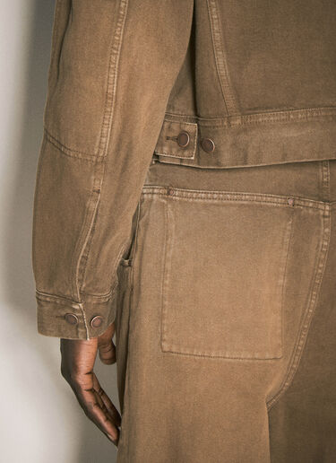 Gem Denim Jacket Entire Studios Gem Denim Jacket Brown ent0157003