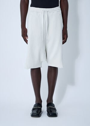 Entire Studios Heavy Drop Shorts White ent0159010