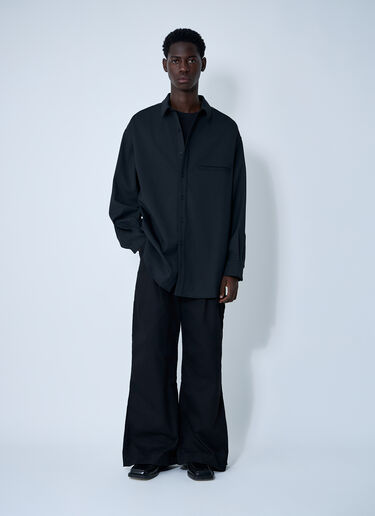 Giant Wool-Blend Shirt Entire Studios Giant Wool-Blend Shirt Black ent0159020