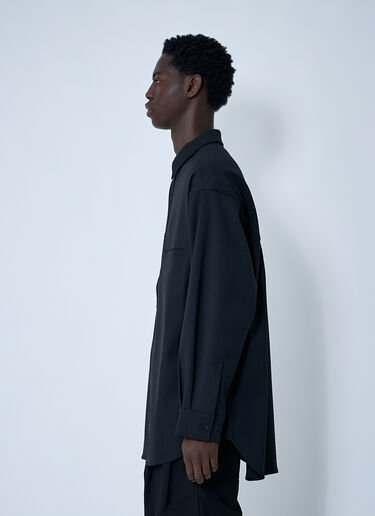 Giant Wool-Blend Shirt Entire Studios Giant Wool-Blend Shirt Black ent0159020