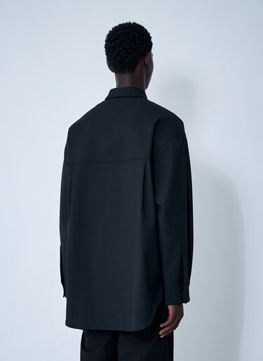 Giant Wool-Blend Shirt Entire Studios Giant Wool-Blend Shirt Black ent0159020