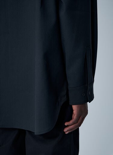 Entire Studios Giant Wool-Blend Shirt Black ent0159020