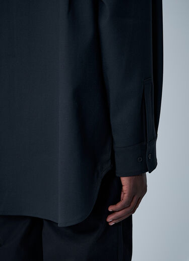Giant Wool-Blend Shirt Entire Studios Giant Wool-Blend Shirt Black ent0159020