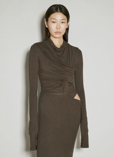 Encase Bodysuit Entire Studios Encase Bodysuit Brown ent0253028