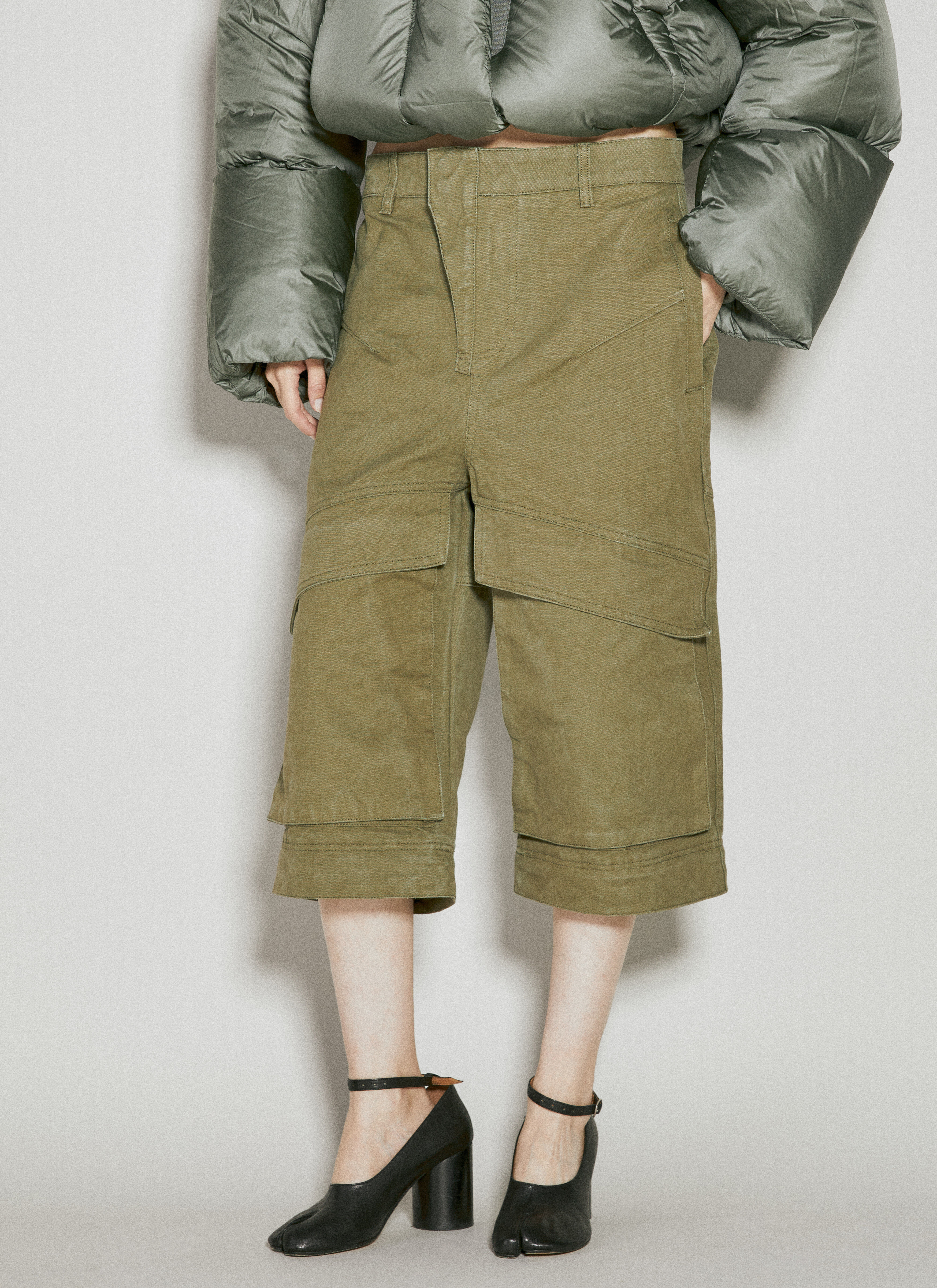 Entire Studios Women's' Hard Cargo Pants in Green | LN-CC®