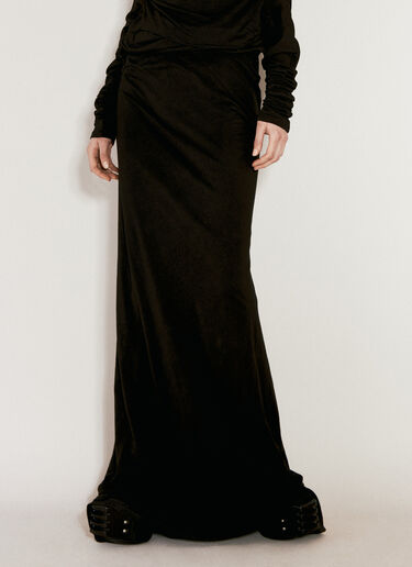 Tink Maxi Skirt Entire Studios Tink Maxi Skirt Black ent0254006
