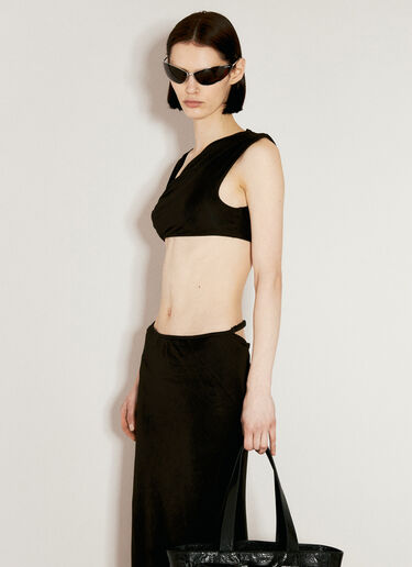 Mache Crop Top Entire Studios Mache Crop Top Schwarz ent0254012