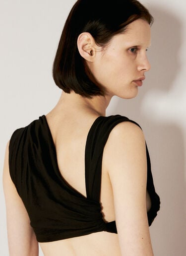 Entire Studios Mache Crop Top Schwarz ent0254012