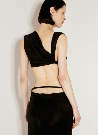 Mache Crop Top Entire Studios Mache Crop Top Schwarz ent0254012