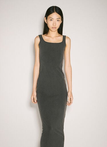 Square Neck Maxi Dress Entire Studios Square Neck Maxi Dress Black ent0257011