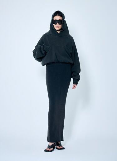 Double Double Hooded Sweatshirt Entire Studios Double Double Hooded Sweatshirt Black ent0258010