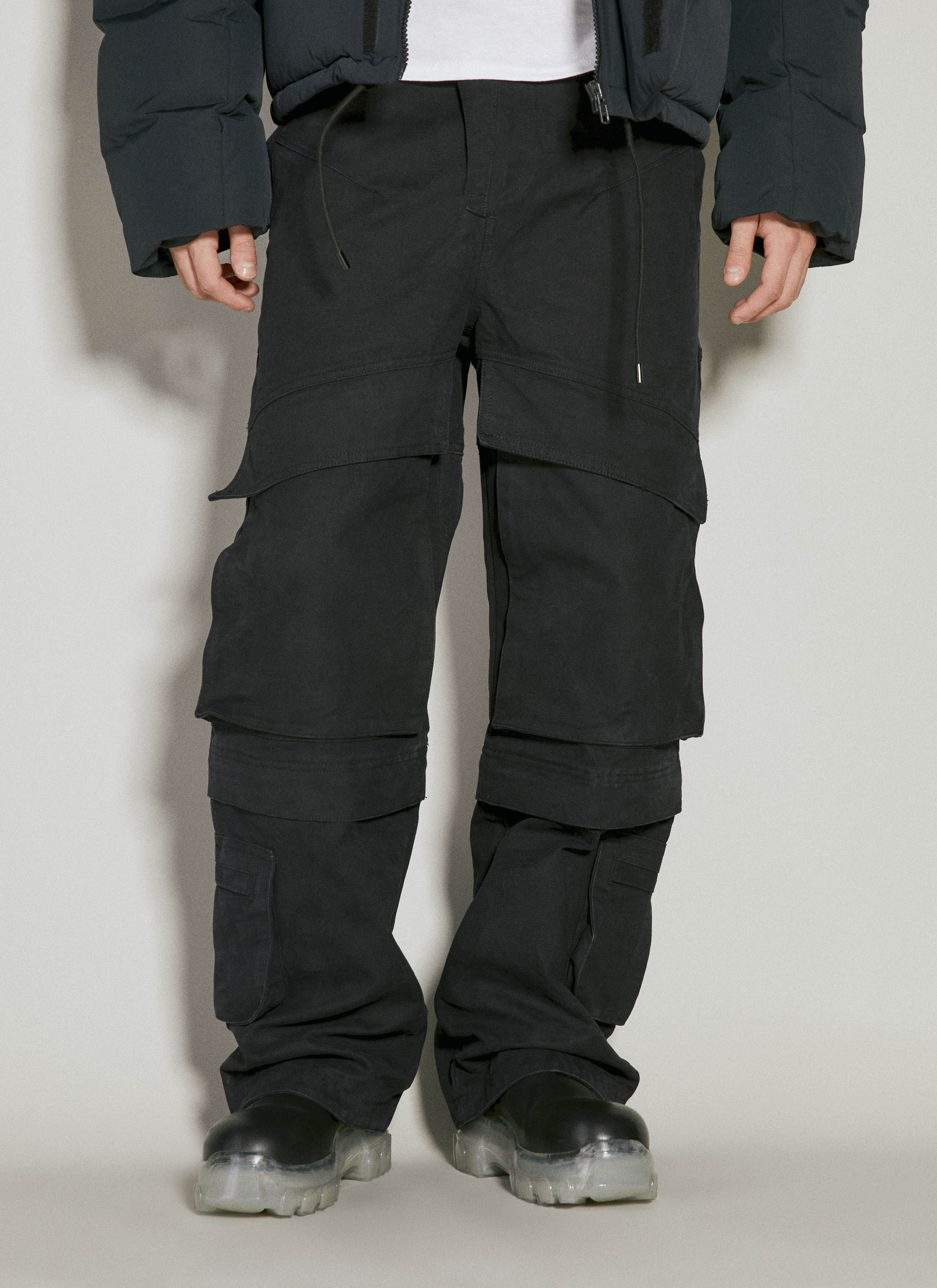 Entire Studios Bleached cotton-blend cargo pants Entire Studios