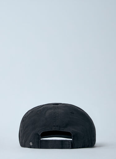 Entire Studios Cotton Twill Baseball Cap Black ent0357005