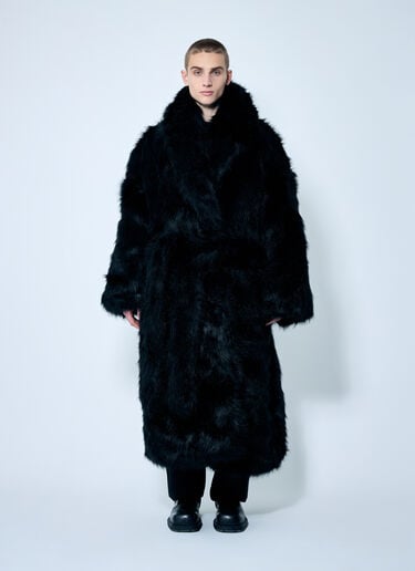 Vast Faux-Fur Coat Entire Studios Vast Faux-Fur Coat Black ent0358035