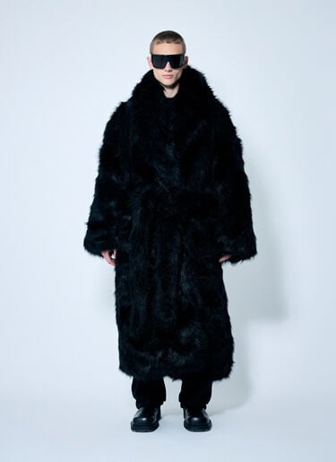 Vast Faux-Fur Coat Entire Studios Vast Faux-Fur Coat Black ent0358035