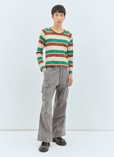 ERL Striped Long-Sleeve T-Shirt Multicolour erl0158010