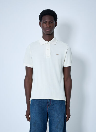 Script Polo Shirt ERL Script Polo Shirt White erl0160004