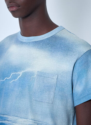 Knit Storm T-Shirt ERL Knit Storm T-Shirt Blue erl0160005