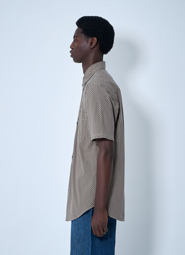 Woven Plaid Shirt ERL Woven Plaid Shirt Brown erl0160012