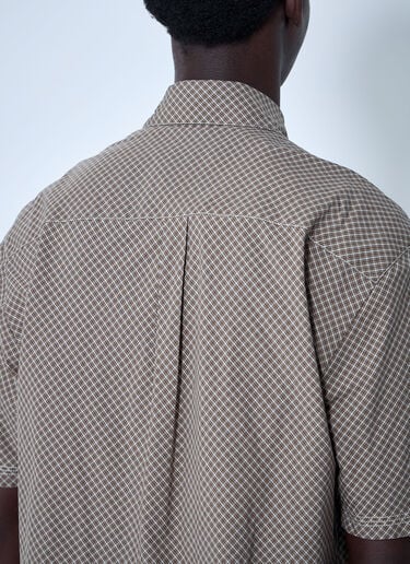 ERL Woven Plaid Shirt Brown erl0160012