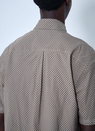 Woven Plaid Shirt ERL Woven Plaid Shirt Brown erl0160012