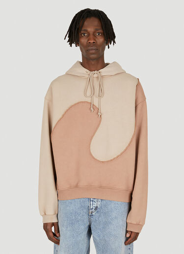 ERL Wave Hooded Sweatshirt Brown erl0348010