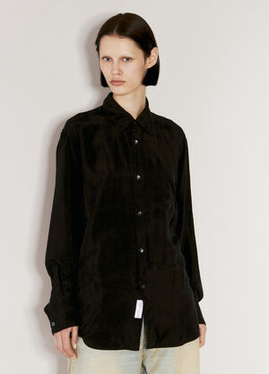 Eytys Otis Long-Sleeve Shirt Black eyt0256008