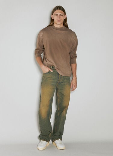 Compton Long Sleeve T-Shirt Eytys Compton Long Sleeve T-Shirt Brown eyt0351008