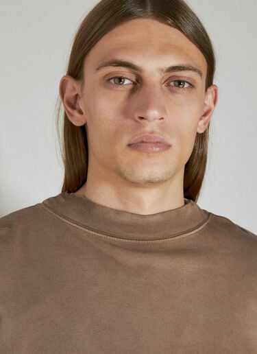 Compton Long Sleeve T-Shirt Eytys Compton Long Sleeve T-Shirt Brown eyt0351008