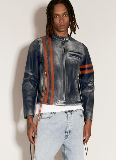 Damon Leather Jacket Eytys Damon Leather Jacket Navy eyt0356008