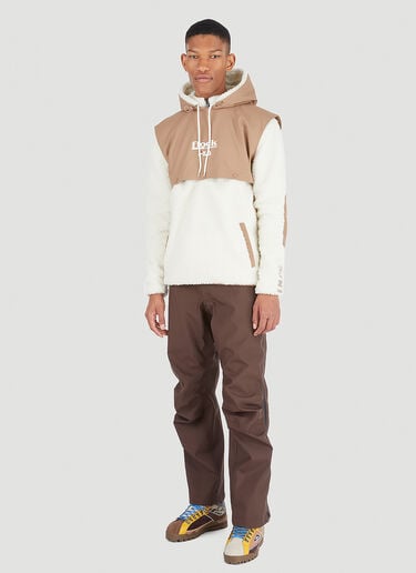 ボルグ ハイブリッド フード付きスウェットシャツ Fila x Flock Together ボルグ ハイブリッド フード付きスウェットシャツ ベージュ fft0346002