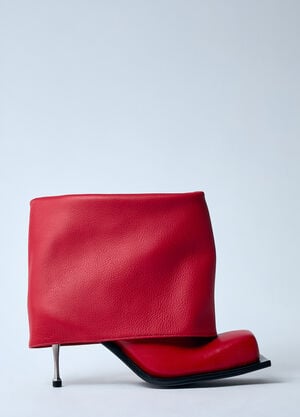 Fidan Novruzova Iman Stiletto Heel Boots Red fid0259002