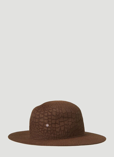 Flapper Anouk Wide Brim Hat Brown fla0245010