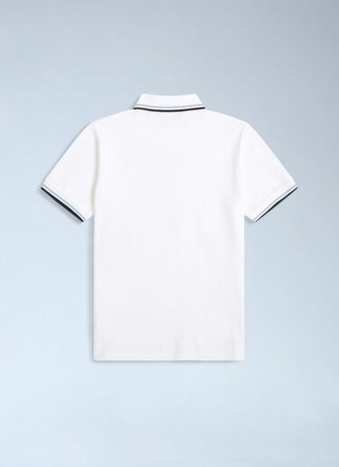 Fred Perry Logo Motif Polo Shirt White fry0162007
