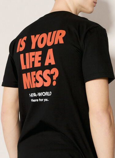 Is Your Life A Mess T-Shirt Fucking Awesome Is Your Life A Mess T-Shirt Black fua0156001