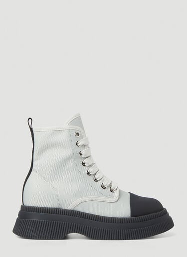 Creeper High Top Boots GANNI Creeper High Top Boots White gan0248052