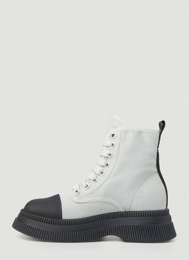 Creeper High Top Boots GANNI Creeper High Top Boots White gan0248052