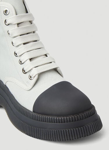 Creeper High Top Boots GANNI Creeper High Top Boots White gan0248052